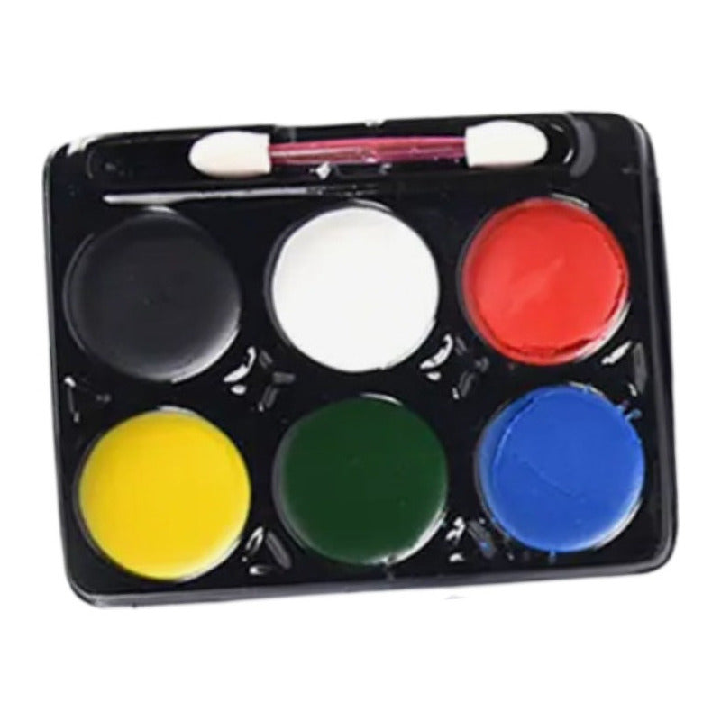 Pinta Caritas  Maquillaje 6 Colores Halloween