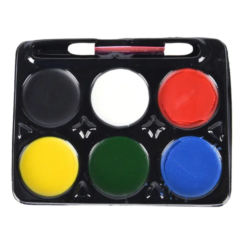 Pinta Caritas  Maquillaje 6 Colores Halloween