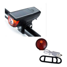 Pack Luz Delantera Solar + Luz Tercera