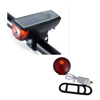 Pack Luz Delantera Solar + Luz Tercera