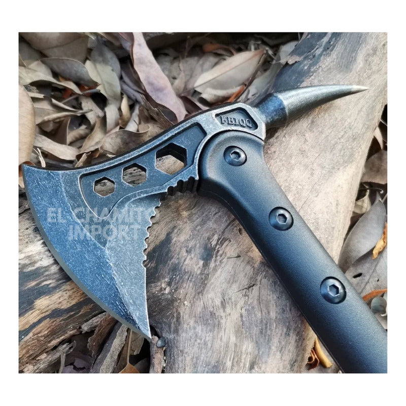 Hacha Con Punzón Para Camping Sobre Vivencia