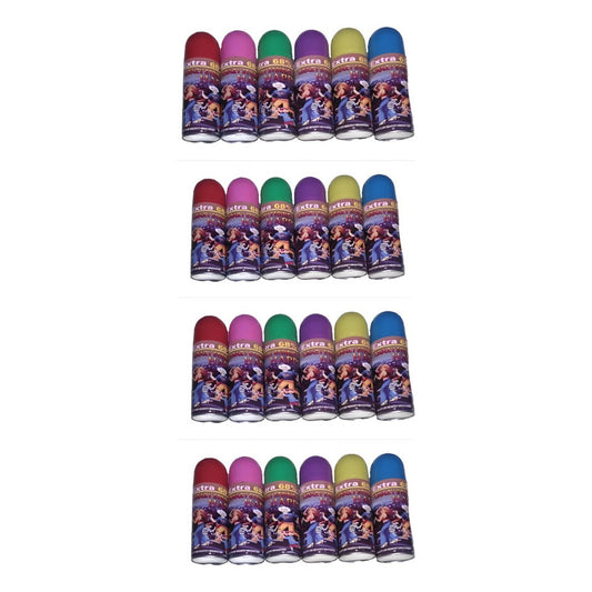 Pack 12 Serpentina Spray Colores Surtidos
