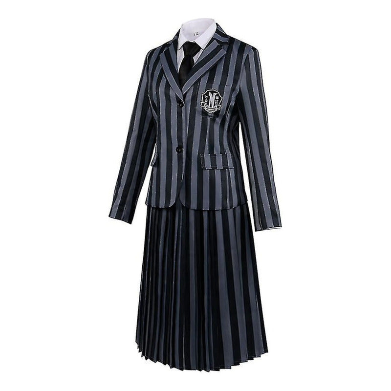 Disfraz Merlina Escuela Juvenil Mujer Cosplay