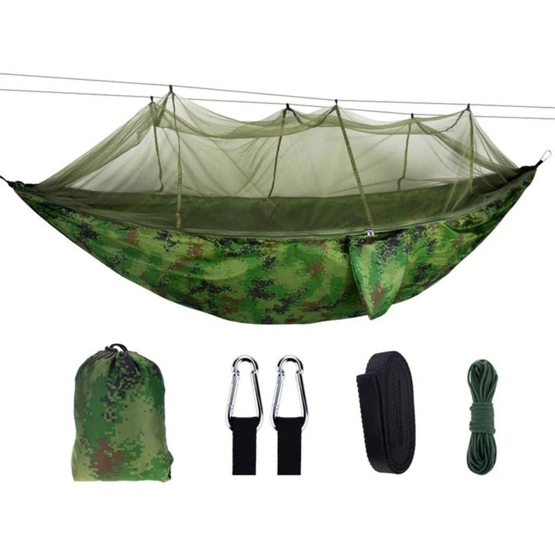 Hamaca  Portatil  Mosquitero Camping Aire Libre