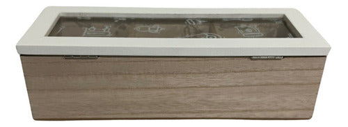 Caja Organizadora De Madera Para Te/joyas/accesorios