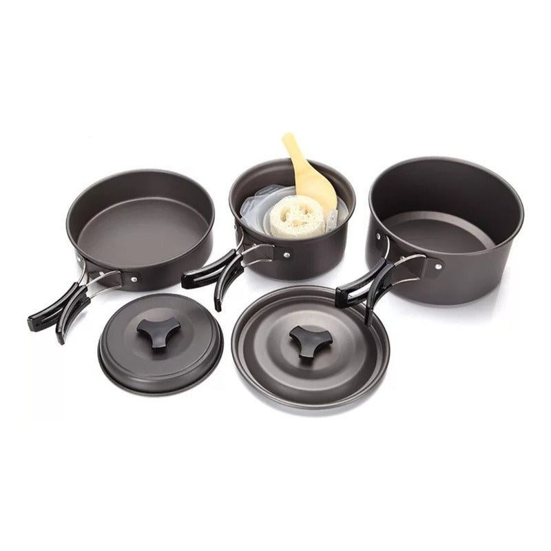 Set Ollas Camping Picnic Ds300