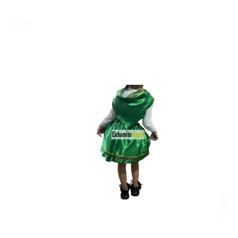 Falda Nortina + Punta Baile Trote Nortino Niña