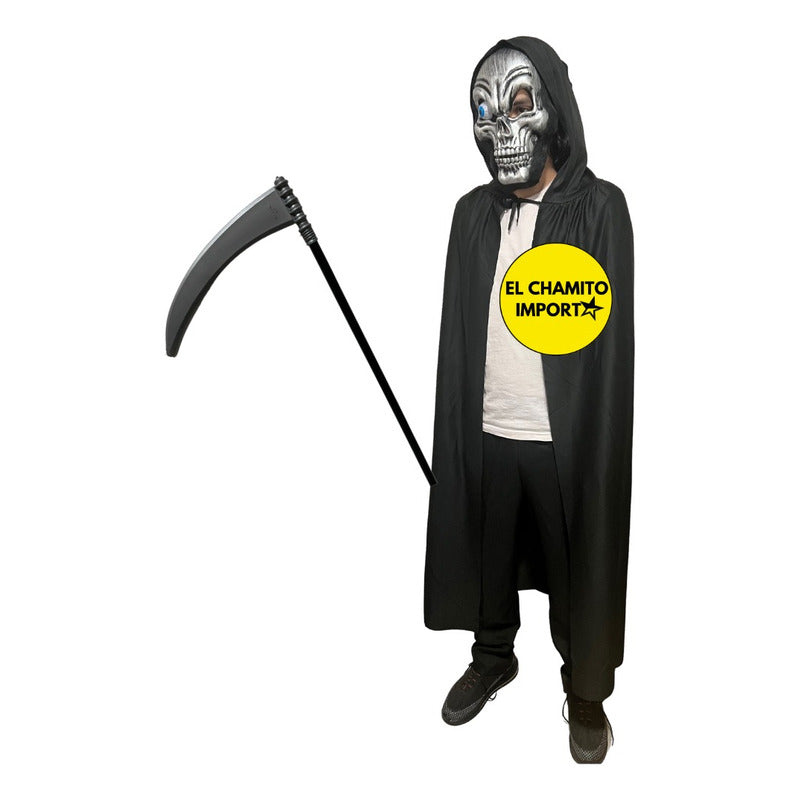 Disfraz De La Muerte Halloween Negro Standar