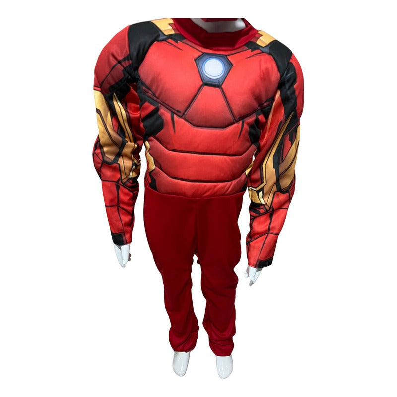 Disfraz Niño Super Heroes Avengers Marvel Con Musculos