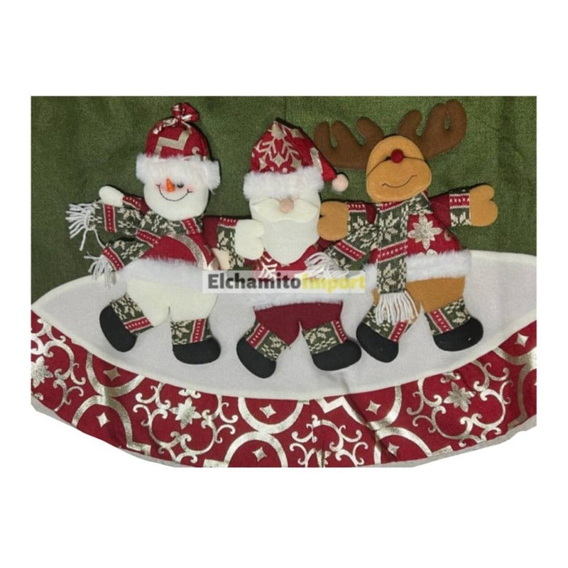 Faldon De Arbol Navideño Decoracion Navidad Pie De Arbol