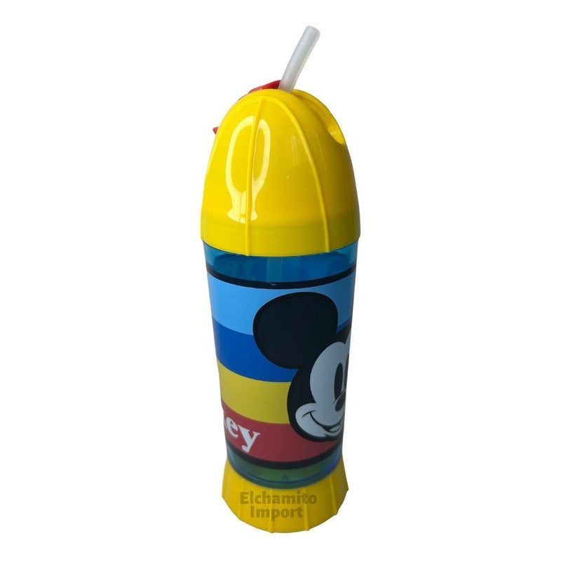 Vaso Botella Toma Jugo Con Bombilla Para Niños
