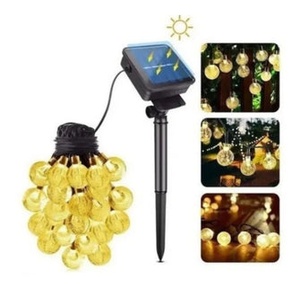Guirnalda Solar Navideña 5 Metro 30 Led Navidad